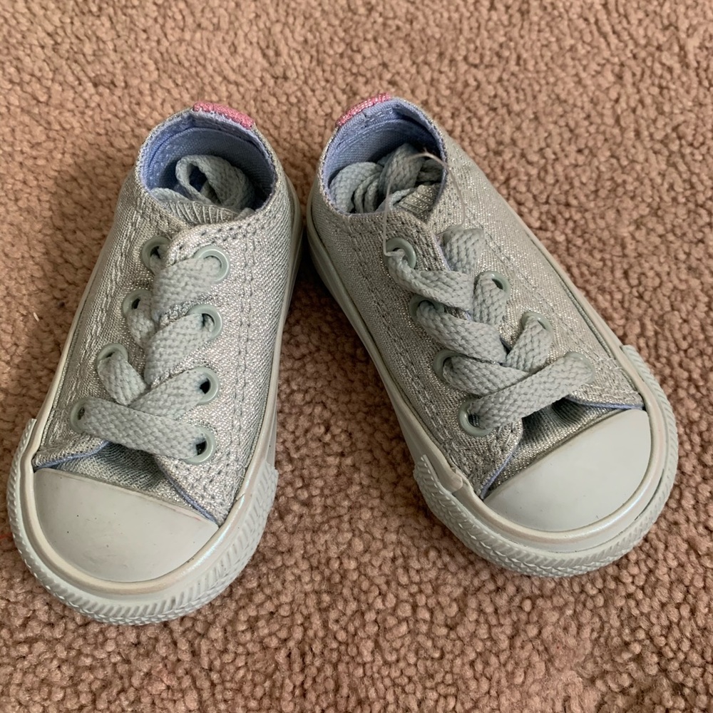 Baby Girl Glitter Converse